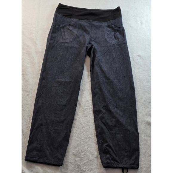 Prana Pants - pRana Women's Pull on Cinched Ankel Performance Athletic Pants Size XL Blue